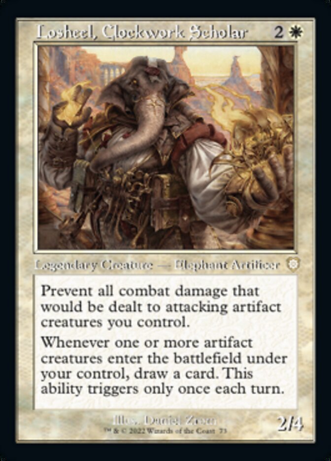 Losheel, Clockwork Scholar (Retro) [The Brothers' War Commander] | GnG Games
