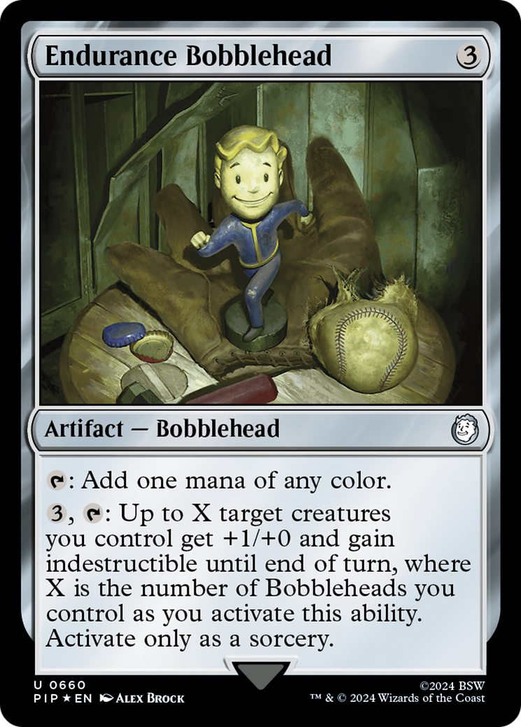 Endurance Bobblehead (Surge Foil) [Fallout] | GnG Games