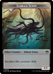 Manifest // Eldrazi Scion Double-Sided Token [Commander Masters Tokens] | GnG Games