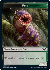 Elemental // Pest Double-Sided Token [Strixhaven: School of Mages Tokens] | GnG Games