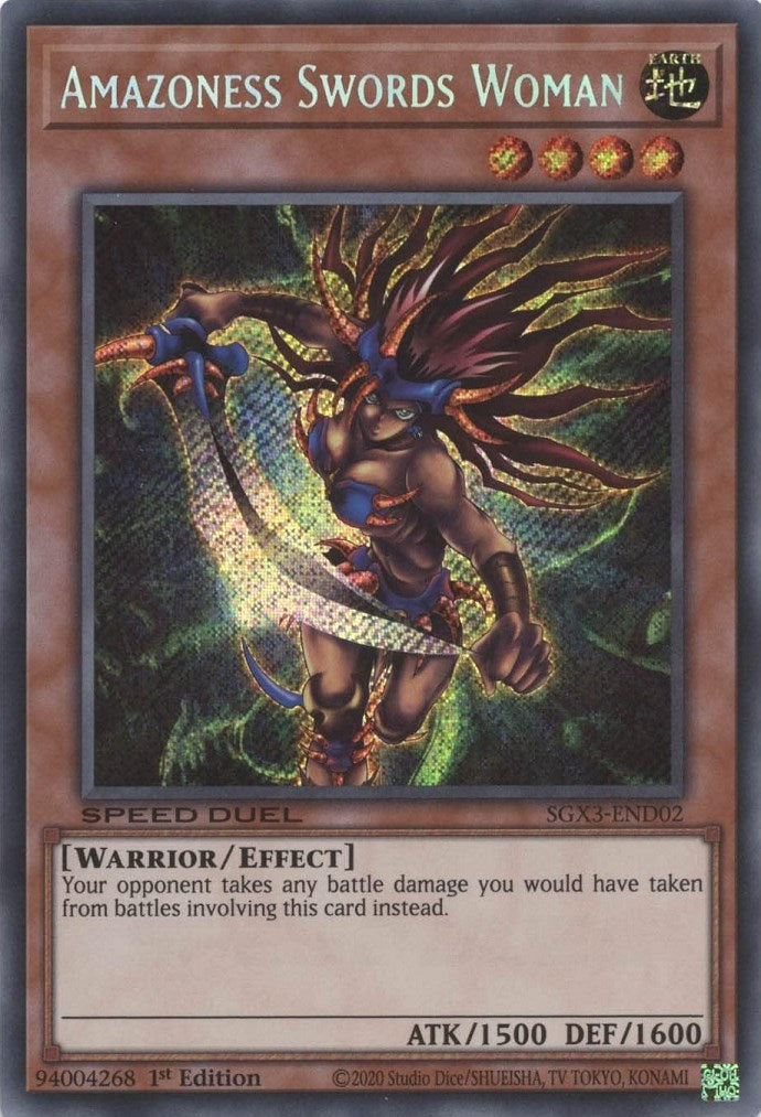 Amazoness Swords Woman [SGX3-END02] Secret Rare | GnG Games