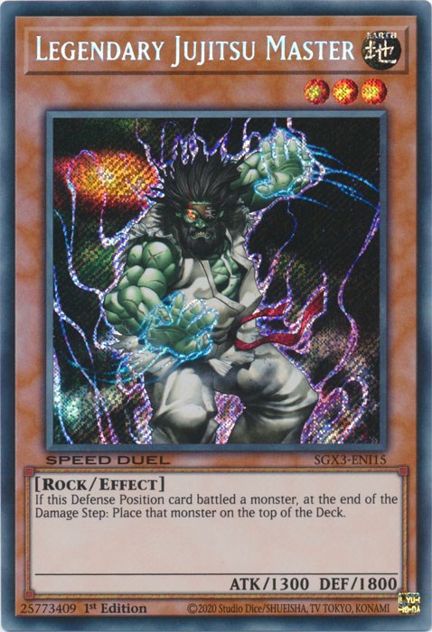 Legendary Jujitsu Master [SGX3-ENI15] Secret Rare | GnG Games