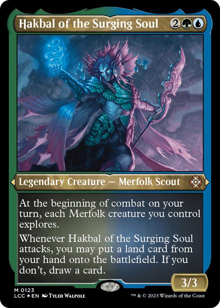 Hakbal of the Surging Soul (Display Commander) [The Lost Caverns of Ixalan Commander] | GnG Games