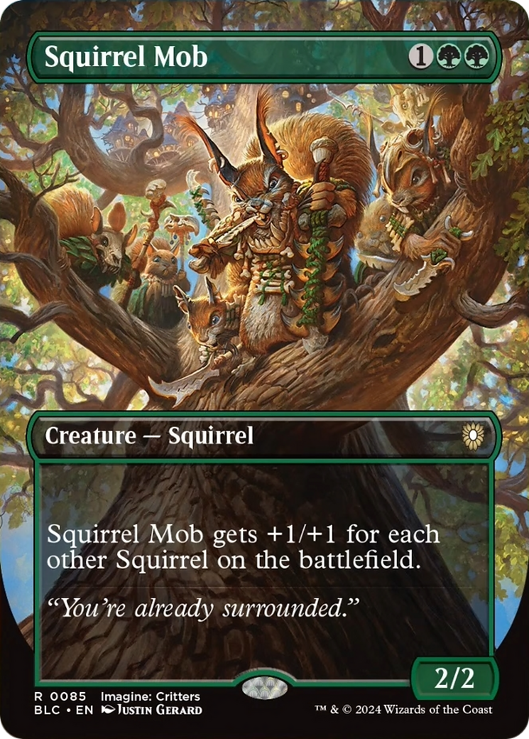 Squirrel Mob (Borderless) [Bloomburrow Commander] | GnG Games