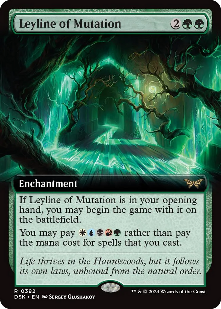 Leyline of Mutation (Extended Art) [Duskmourn: House of Horror] | GnG Games
