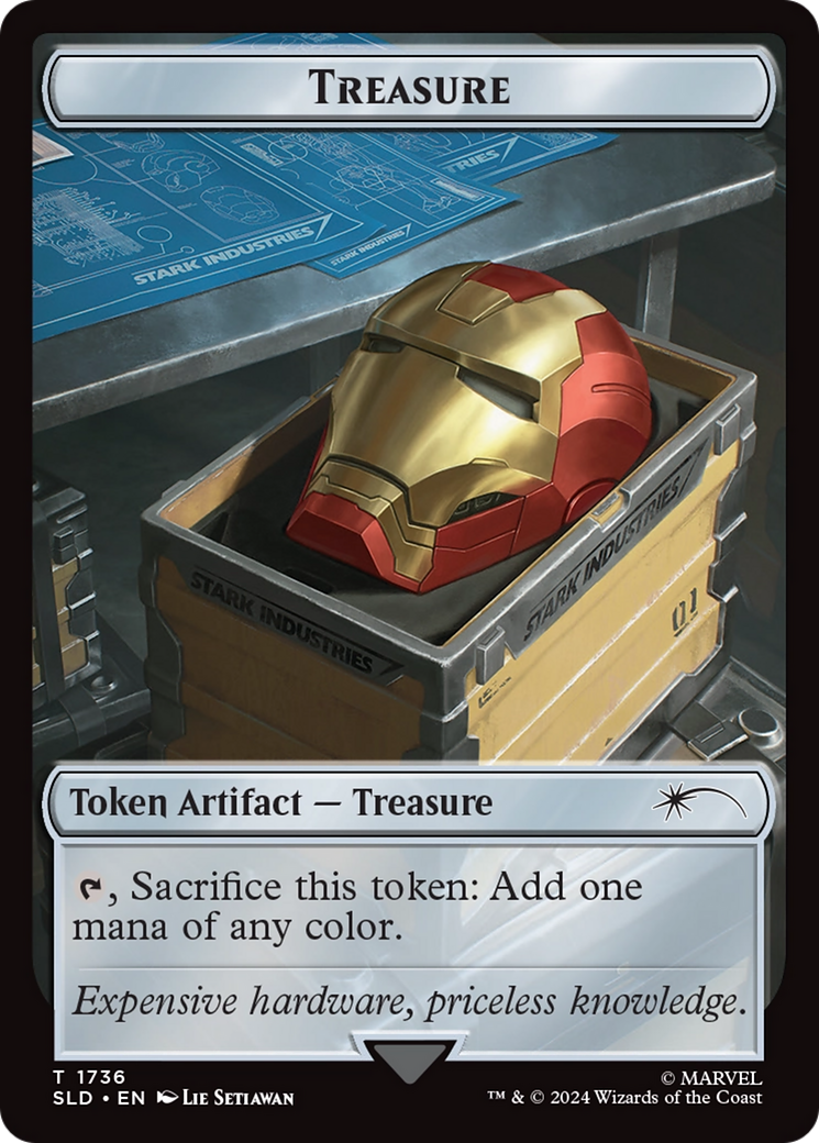 Treasure Token (1736) (Rainbow Foil) [Secret Lair Drop Series] | GnG Games