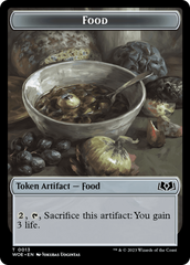 Rat // Food (0013) Double-Sided Token [Wilds of Eldraine Tokens] | GnG Games