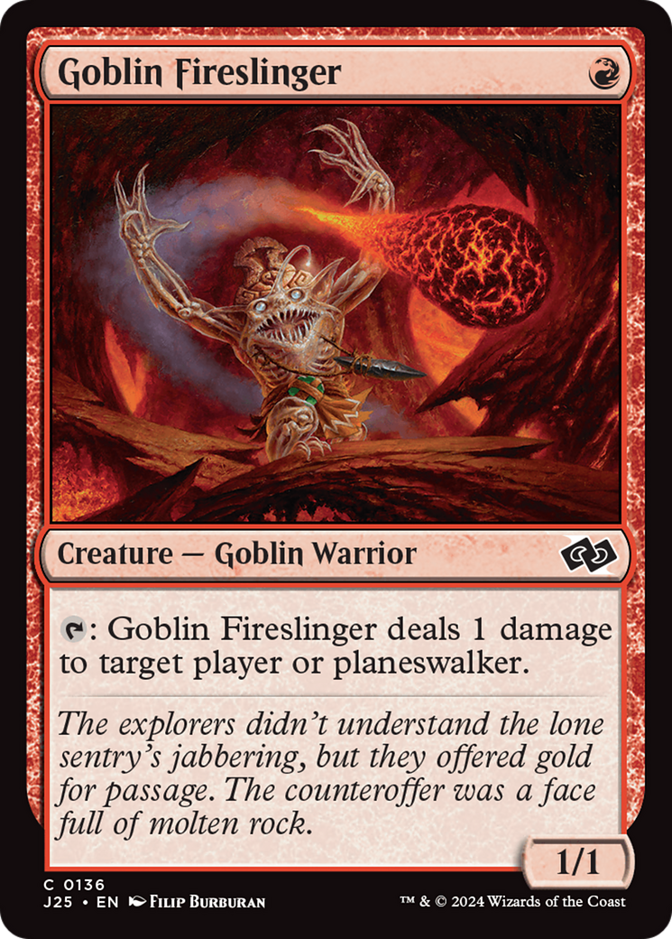 Goblin Fireslinger [Foundations Jumpstart] | GnG Games