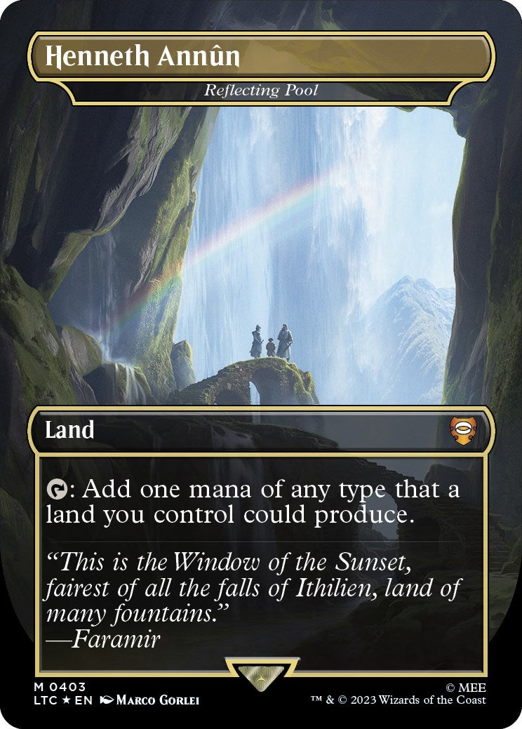 Henneth Annun - Reflecting Pool (Surge Foil Realms and Relics) [The Lord of the Rings: Tales of Middle-Earth Commander] | GnG Games