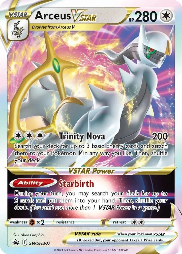Arceus VSTAR (SWSH307) [Sword & Shield: Black Star Promos] | GnG Games