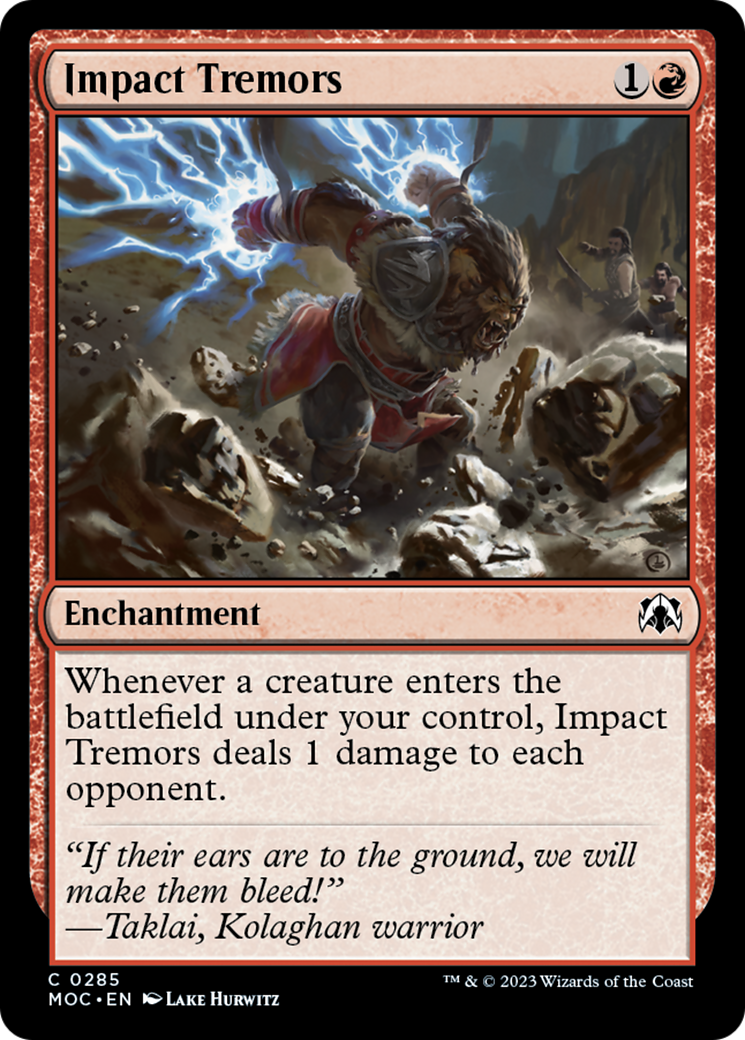 Impact Tremors [March of the Machine Commander] | GnG Games