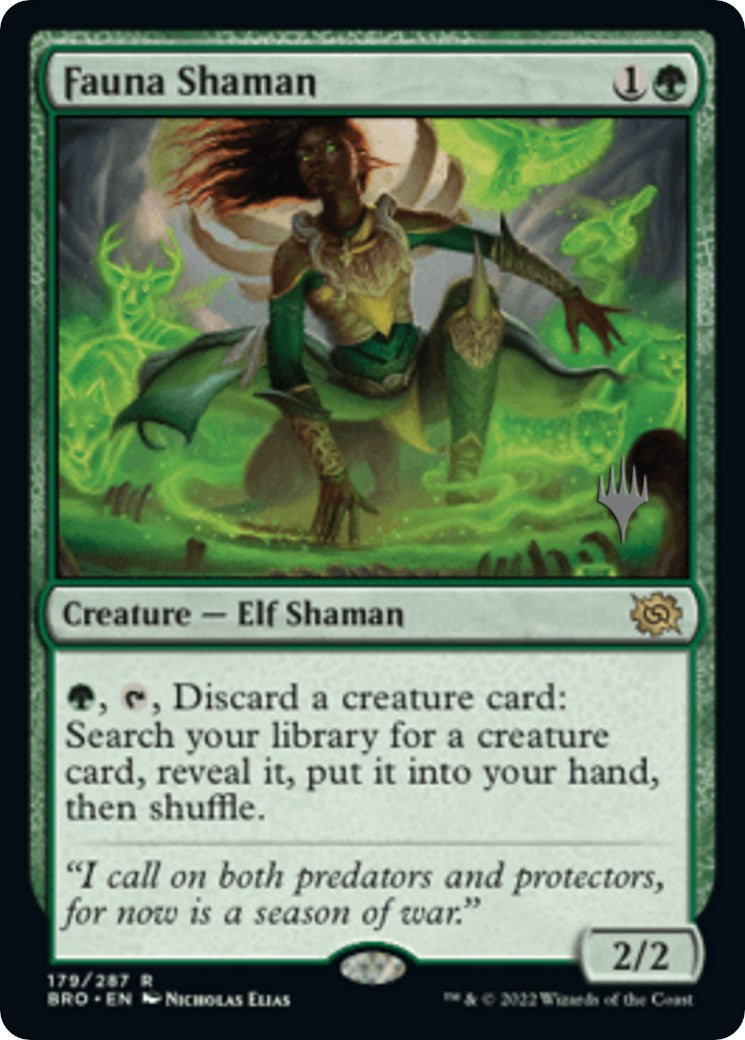 Fauna Shaman (Promo Pack) [The Brothers' War Promos] | GnG Games