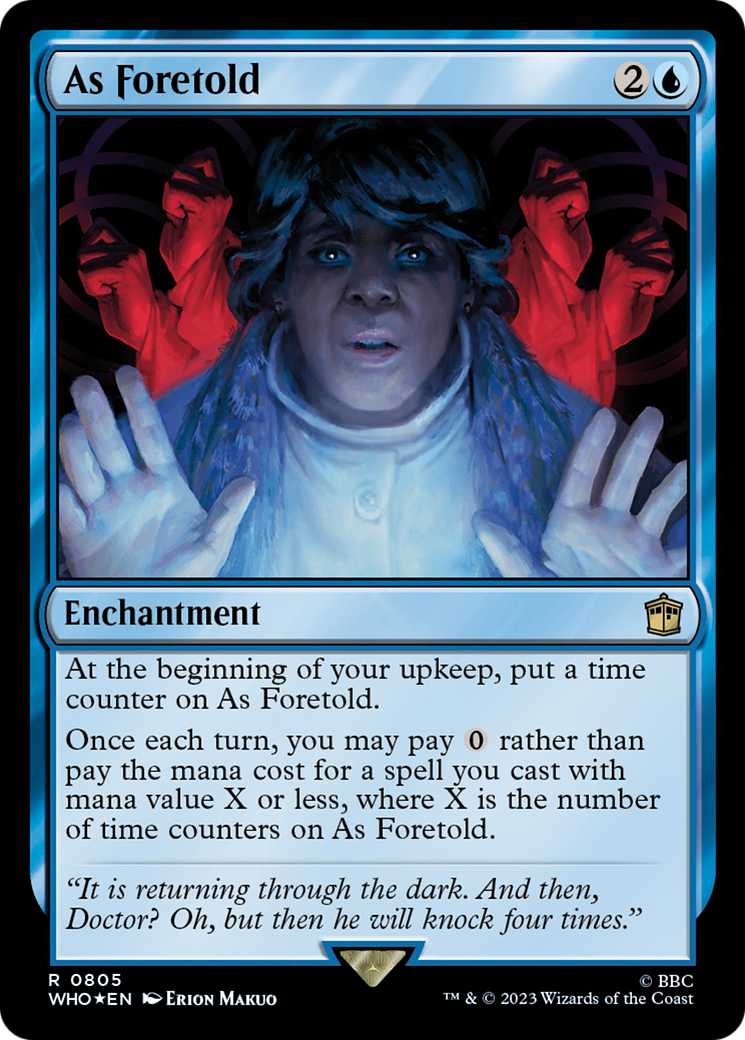 As Foretold (Surge Foil) [Doctor Who] | GnG Games