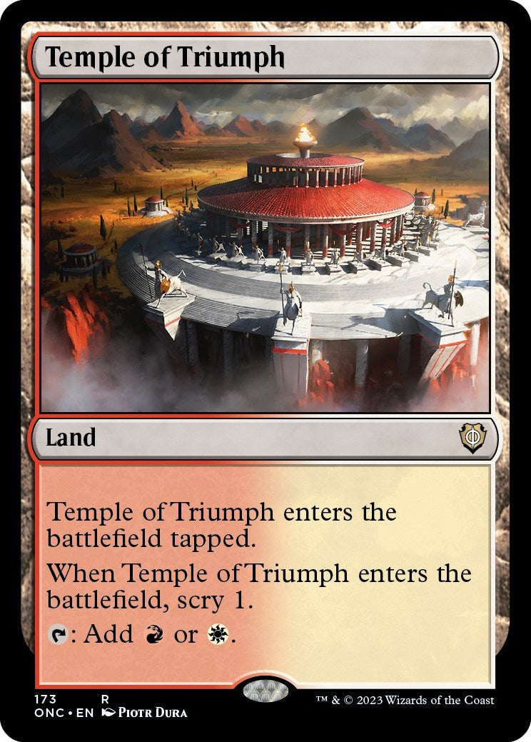 Temple of Triumph [Phyrexia: All Will Be One Commander] | GnG Games