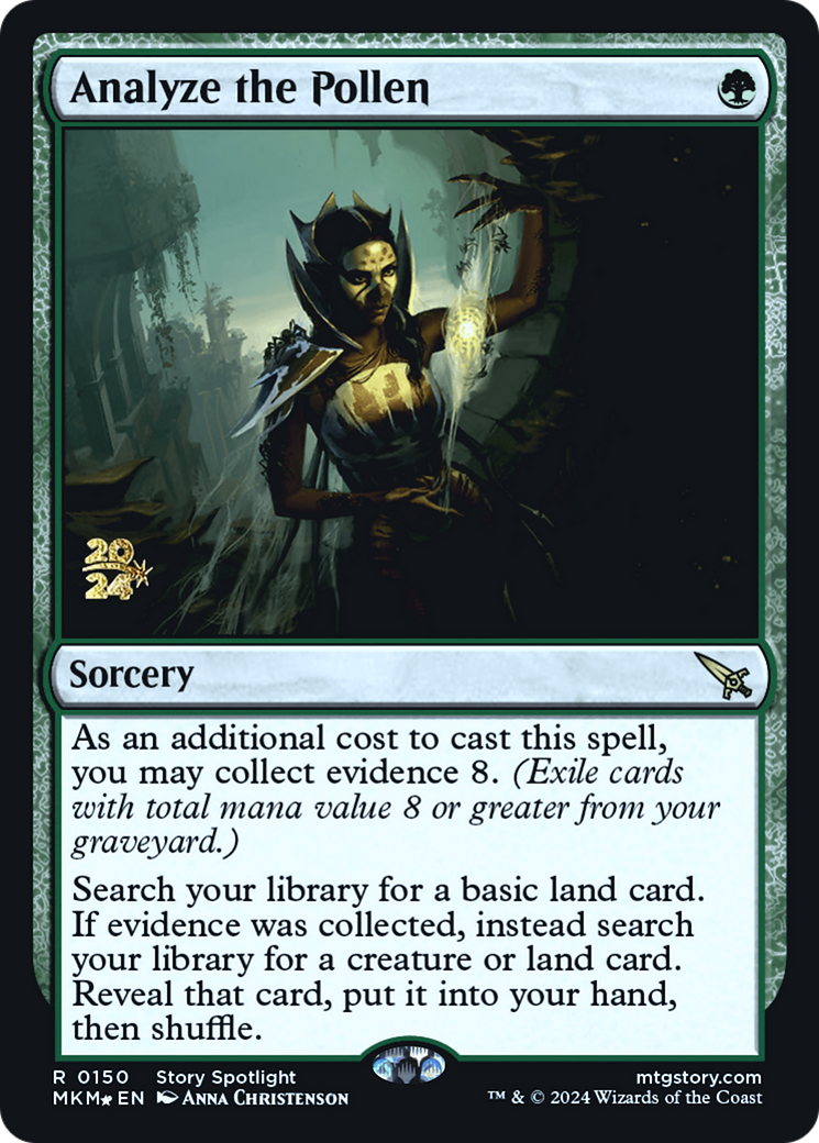 Analyze the Pollen [Murders at Karlov Manor Prerelease Promos] | GnG Games