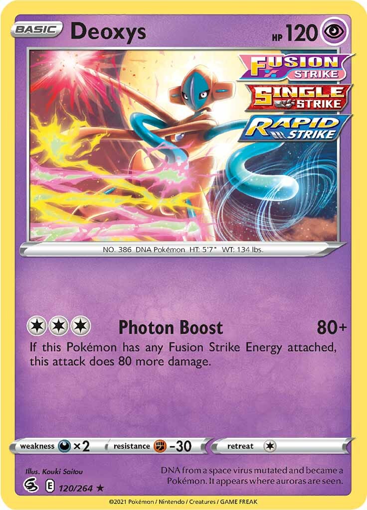 Deoxys (120/264) [Sword & Shield: Fusion Strike] | GnG Games