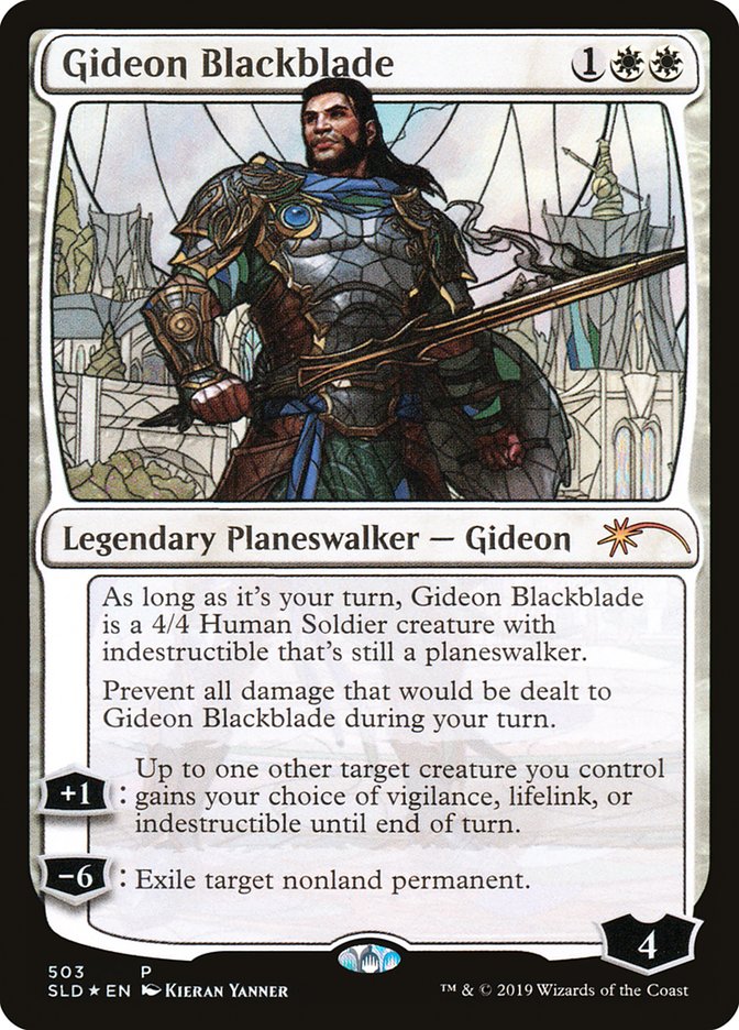 Gideon Blackblade (Stained Glass) [Secret Lair Drop Promos] | GnG Games