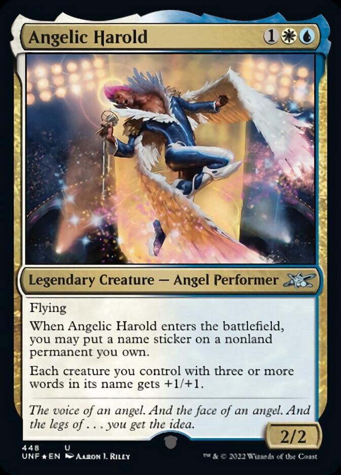 Angelic Harold (Galaxy Foil) [Unfinity] | GnG Games