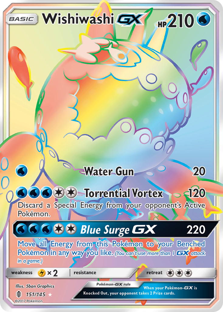 Wishiwashi GX (151/145) [Sun & Moon: Guardians Rising] | GnG Games