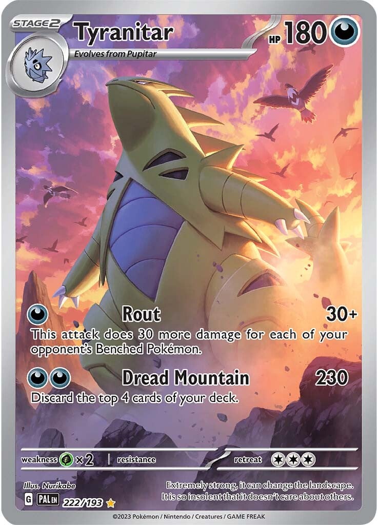 Tyranitar (222/193) [Scarlet & Violet: Paldea Evolved] | GnG Games