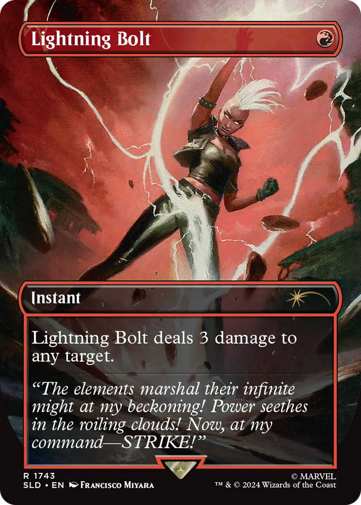 Lightning Bolt (1743) (Rainbow Foil) [Secret Lair Drop Series] | GnG Games