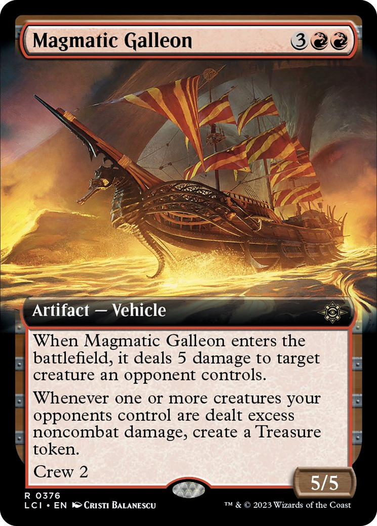 Magmatic Galleon (Extended Art) [The Lost Caverns of Ixalan] | GnG Games