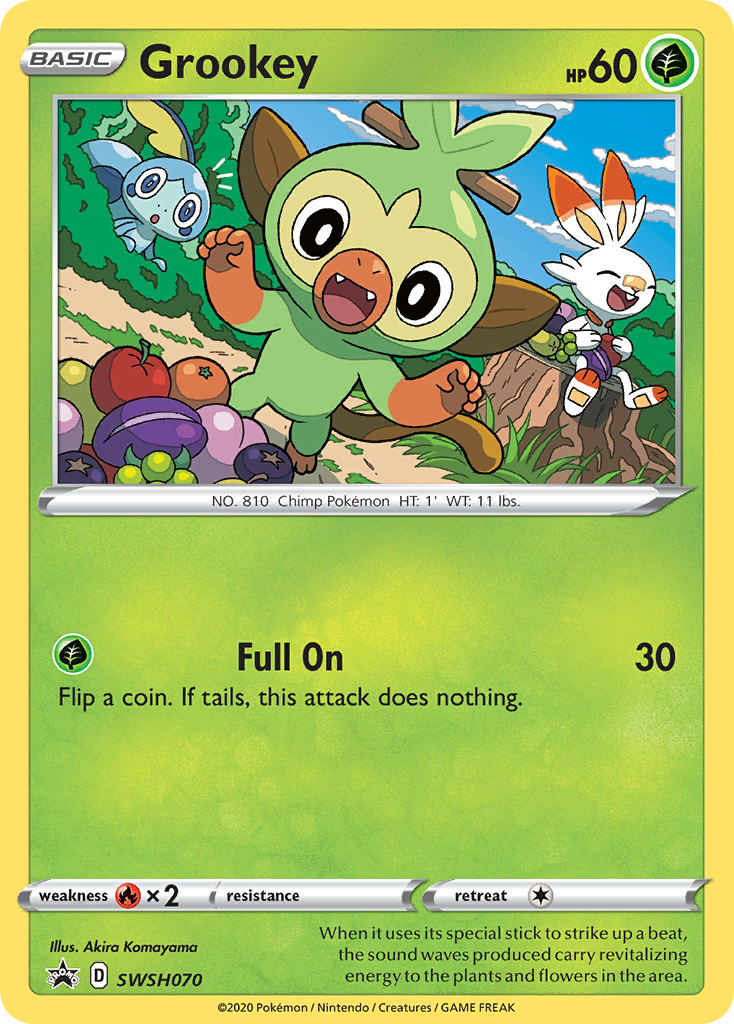 Grookey (SWSH070) [Sword & Shield: Black Star Promos] | GnG Games