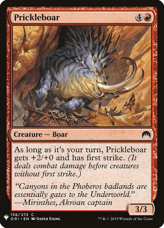 Prickleboar [Mystery Booster] | GnG Games