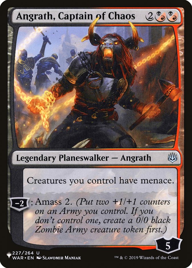 Angrath, Captain of Chaos [The List] | GnG Games