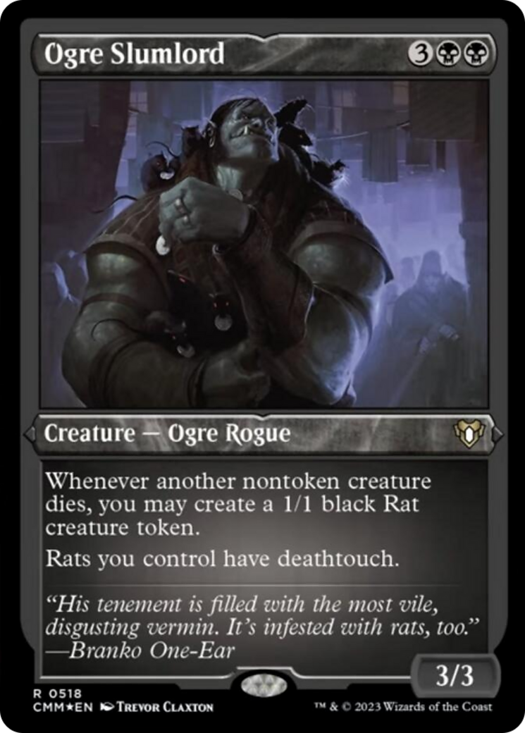 Ogre Slumlord (Foil Etched) [Commander Masters] | GnG Games