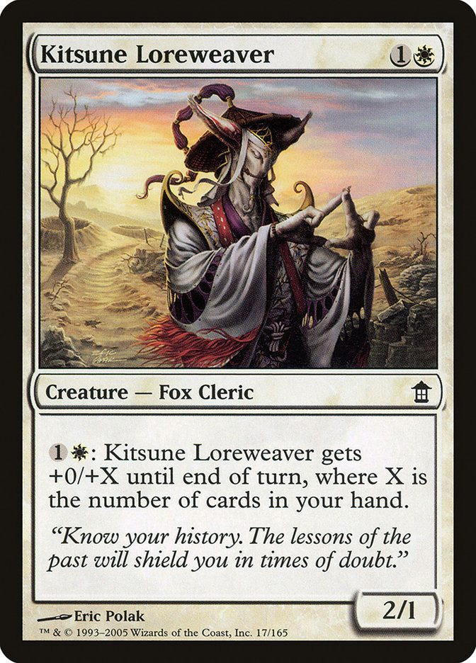 Kitsune Loreweaver [Saviors of Kamigawa] | GnG Games