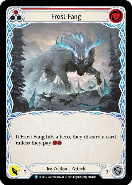 Frost Fang (Red) [OLD013] (Tales of Aria Oldhim Blitz Deck)  1st Edition Normal | GnG Games