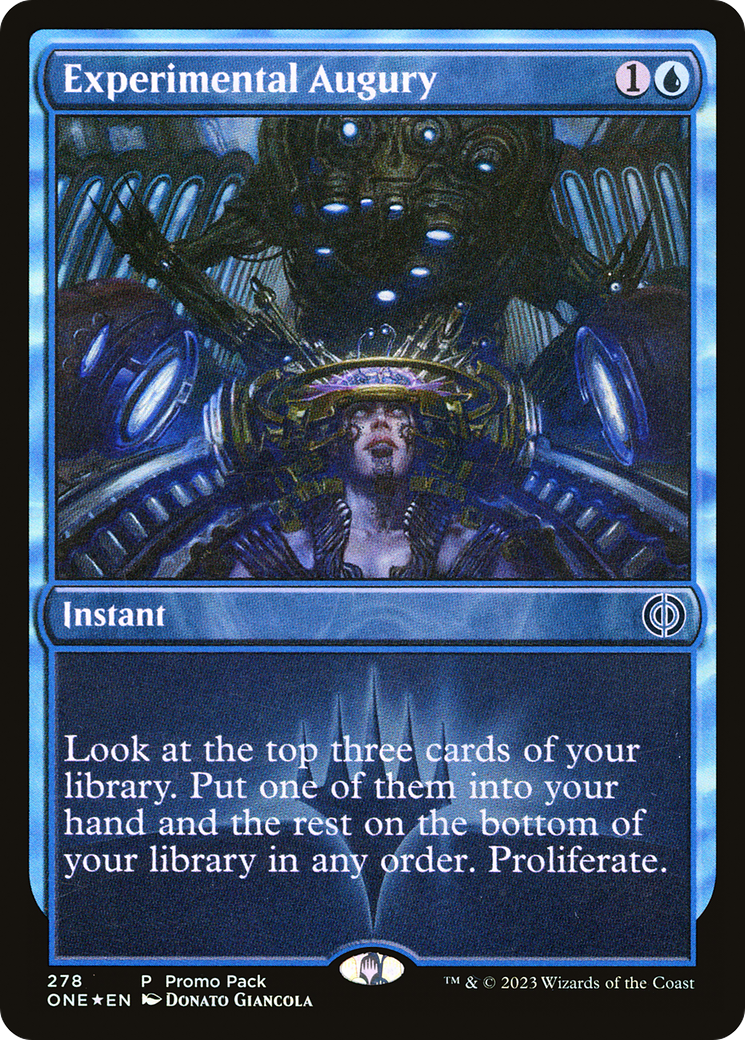 Experimental Augury (Promo Pack) [Phyrexia: All Will Be One Promos] | GnG Games