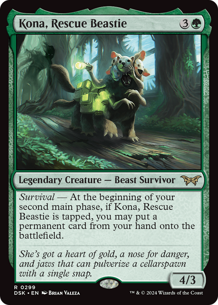 Kona, Rescue Beastie (0299) [Duskmourn: House of Horror] | GnG Games