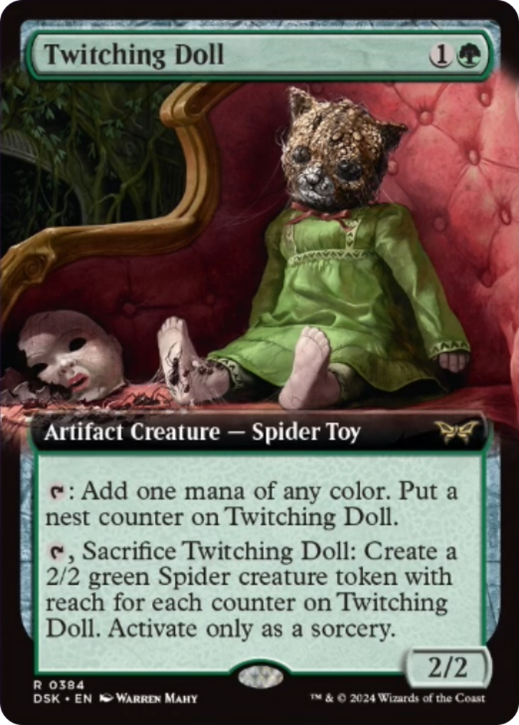Twitching Doll (Extended Art) [Duskmourn: House of Horror] | GnG Games