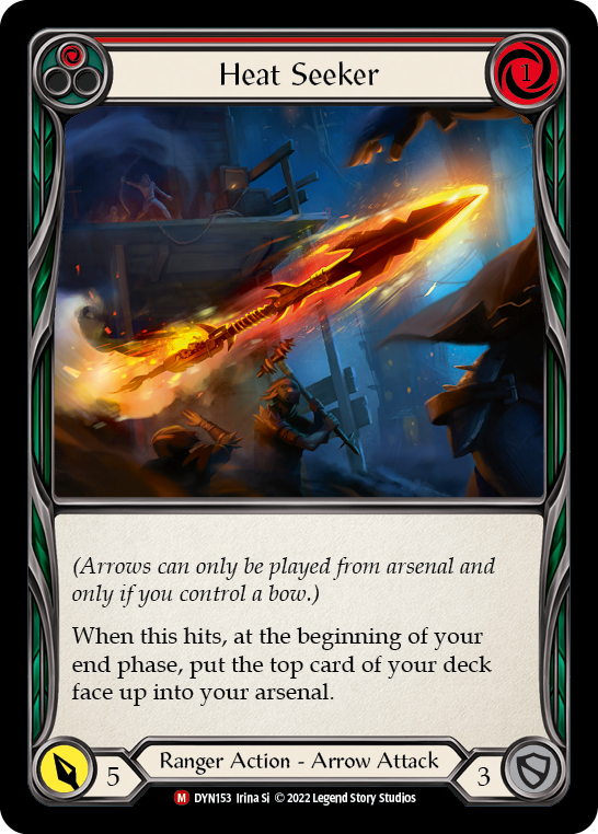 Heat Seeker [DYN153] (Dynasty)  Rainbow Foil | GnG Games