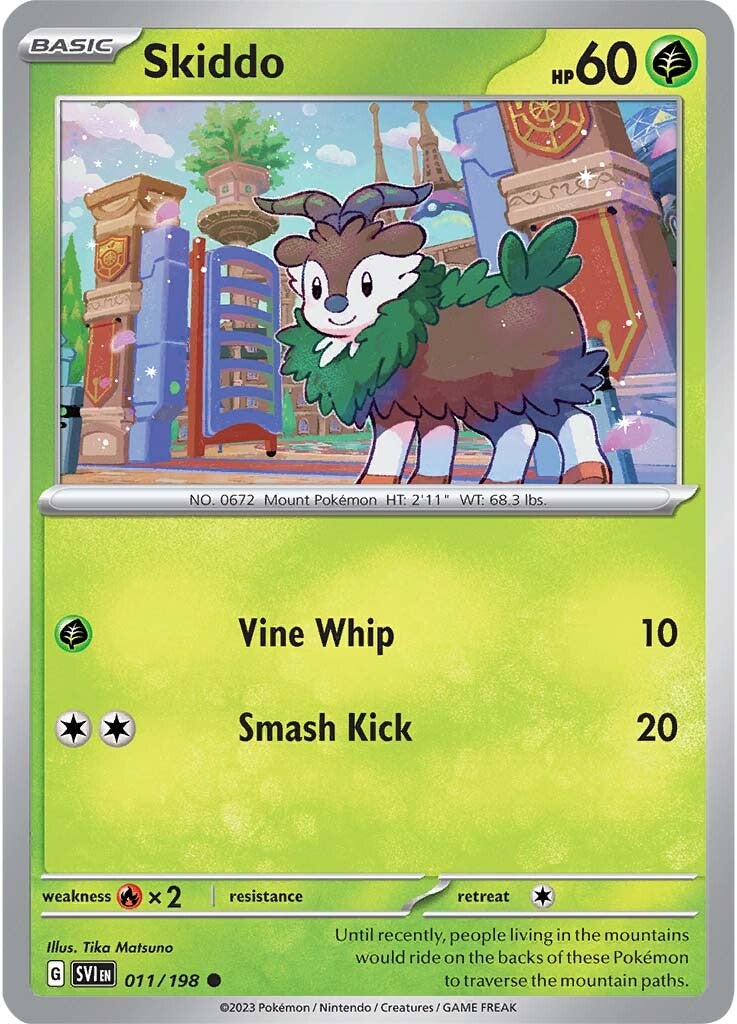 Skiddo (011/198) [Scarlet & Violet: Base Set] | GnG Games