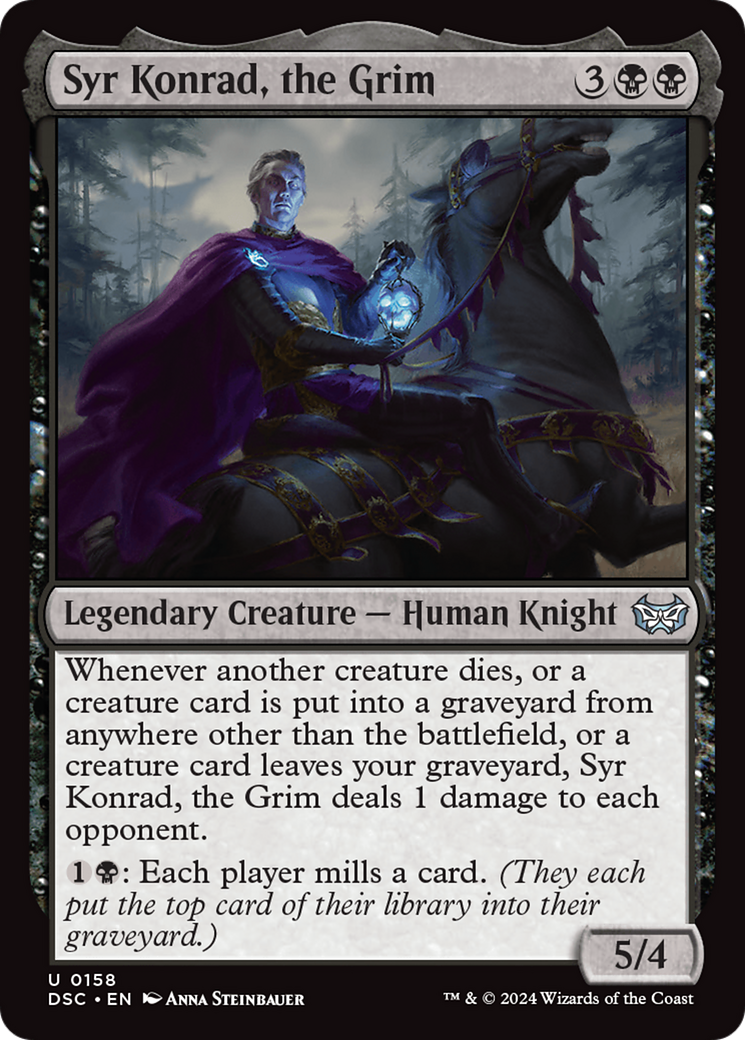 Syr Konrad, the Grim [Duskmourn: House of Horror Commander] | GnG Games