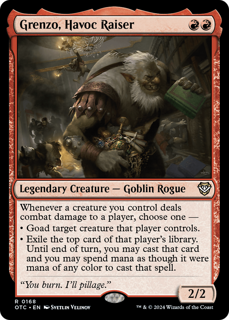 Grenzo, Havoc Raiser [Outlaws of Thunder Junction Commander] | GnG Games