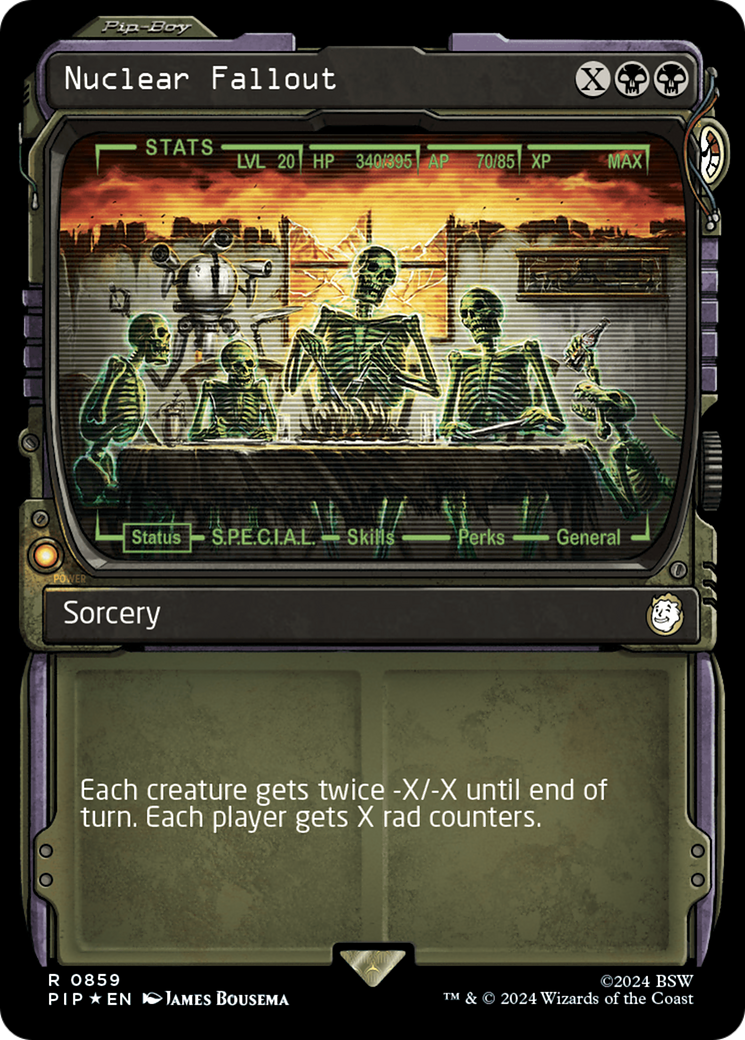 Nuclear Fallout (Showcase) (Surge Foil) [Fallout] | GnG Games