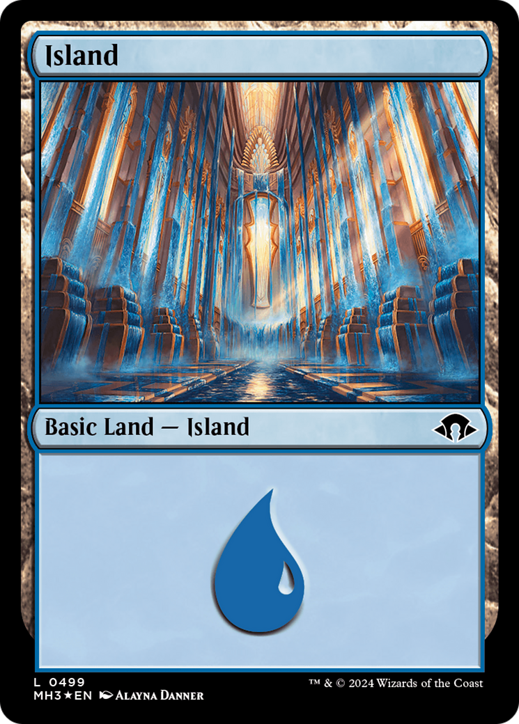 Island (0499) (Ripple Foil) [Modern Horizons 3] | GnG Games