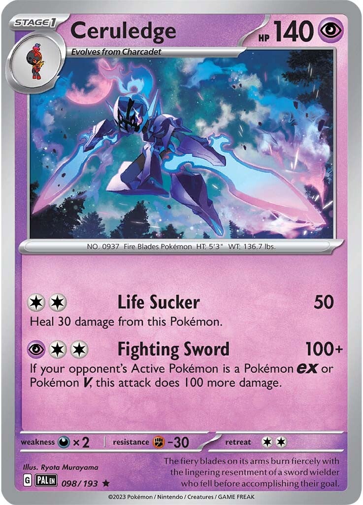 Ceruledge (098/193) [Scarlet & Violet: Paldea Evolved] | GnG Games