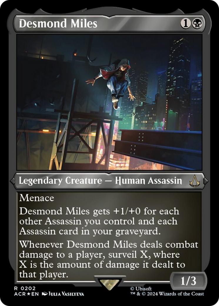 Desmond Miles (Foil Etched) [Assassin's Creed] | GnG Games