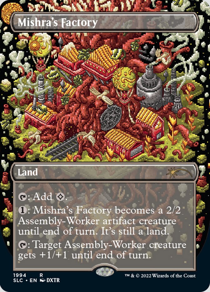 Mishra's Factory (Borderless) [Secret Lair Countdown Kit] | GnG Games