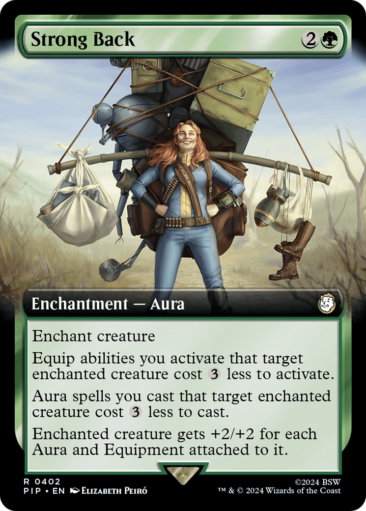 Strong Back (Extended Art) (Surge Foil) [Fallout] | GnG Games