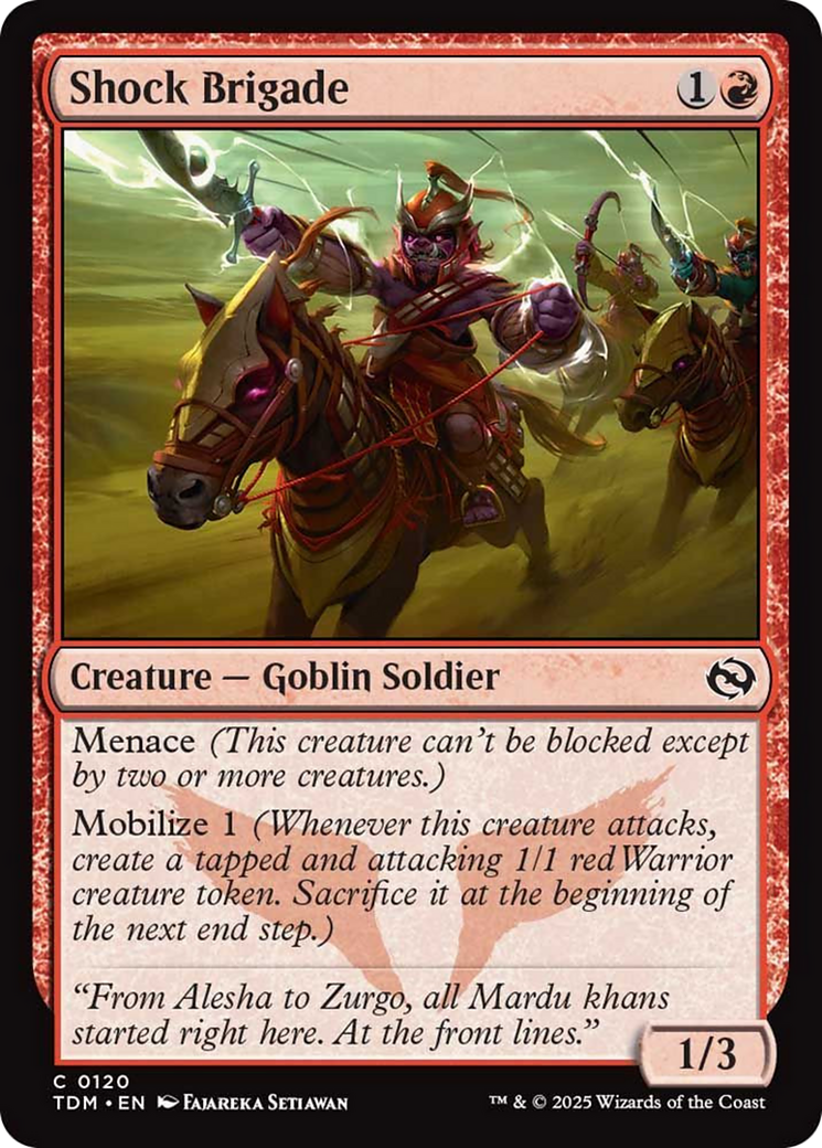 Shock Brigade [Tarkir: Dragonstorm] | GnG Games