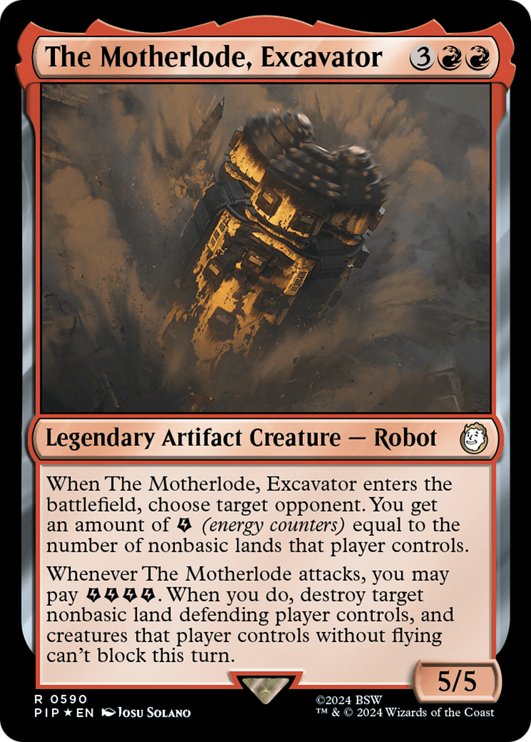 The Motherlode, Excavator (Surge Foil) [Fallout] | GnG Games