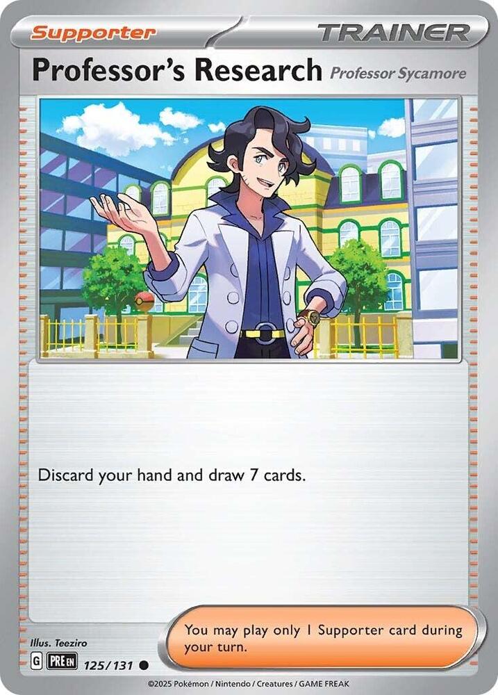 Professor's Research (125/131) [Professor Sycamore] [Scarlet & Violet: Prismatic Evolutions] | GnG Games