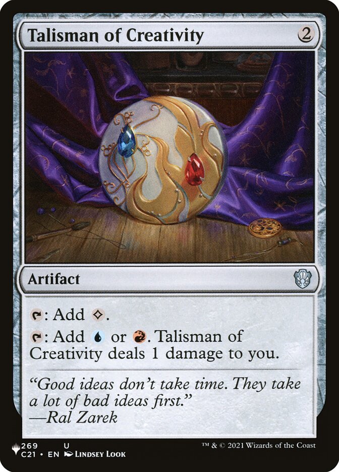Talisman of Creativity [Secret Lair: Heads I Win, Tails You Lose] | GnG Games