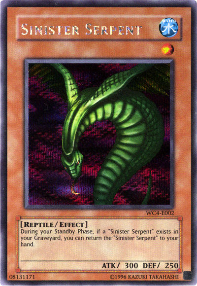 Sinister Serpent [WC4-E002] Prismatic Secret Rare | GnG Games